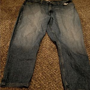 vintage route 66 jeans

small scissor cuts on the end for better fit